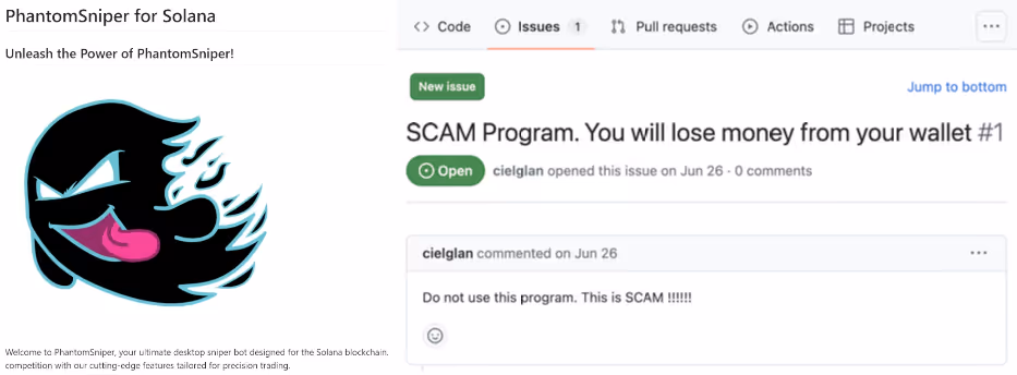 図表3：偽スターによって検出されたマルウェアリポジトリの例